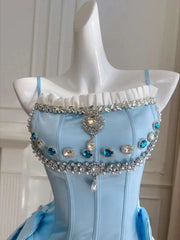 Lunivop Solid Diamond Spliced Women's Strapless Dresses Slash Collar High Waist Sleeveless Elegant Dress Summer 2025 New