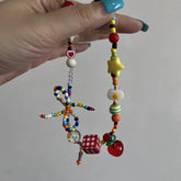 Lunivop Korean Baroque Imitation Pearl Cute Flower Beaded Short Collar Necklace Boho Handwoven Beaded Choker Women's Jewelry