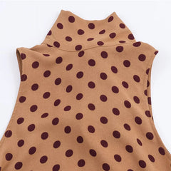 Lunivop Women's Dress Off Shoulder Long Dresses Woman Summer Elegant Polka Dot Print Womens Dresses Backless Sexy Party Dresses