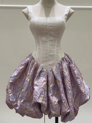 Lunivop New Item Fashion Women's Dress Short Sleeve Square Neck Printing Female Party Dresses 2025 Summer New Tide