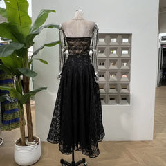 Lunivop Fashion Lace 2 Piece Set Women's Strapless Fishbone Top High Waisted Jacquard Skirt 2025 Summer New Tide