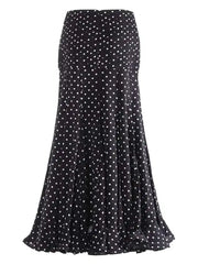 Lunivop Fashion Women's High Waist Skirt Polka Dot Flounce Elegant A Line Female Skirts New Tide