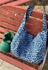 Lunivop Women Versatile Shoulder Large Capacity Underarm Bags Korean Ins Sweet Cool Leopard Canvas Bag New