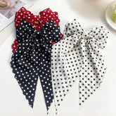Lunivop 3pcs Large-sized women's polka dot bow hairpin. Ordinary color design. Elegant accessory. Suitable for parties.