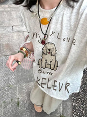 Lunivop Women T Shirts Preppy Style Cartoon Printed Short Sleeve Summer Fashion Loose Sweet Tops Funny Female Tshirt Casual