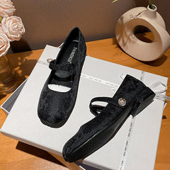 Lunivop High Quality Fashion Round Toe Soft Mary Jane Shoes for Women New Print Casual Shoes Ladies Low Heel Flats Zapatos De Mujer