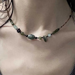 Lunivop Design Retro Vintage Natural Stone Bracelet New Chinese Style Choker Jade Bracelet Women Jewelry Accessories