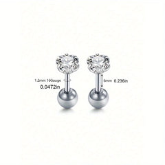 Lunivop 2PCSLove Heart Cartilage Earring Cartilage Piercing Jewelry Forward Helix Earrings Cartilage Hoop Earring Helix Piercing Jewelry