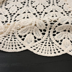 Lunivop Women's Open Front Crochet Vest Boho Chic Embroidery Lace Lightweight Openwork Sweater Vest Top Summer Vacation Beach Outfit