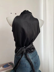 Lunivop Sexy Bandage Slim Tanks Women Fashion Casual V Neck Design Halter Tanks Korean Retro Streetwear Female Summer Elegant Tops