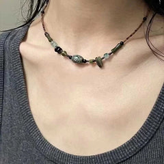 Lunivop Design Retro Vintage Natural Stone Bracelet New Chinese Style Choker Jade Bracelet Women Jewelry Accessories