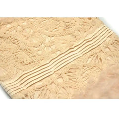 Lunivop Solid Mesh Dresses Women's 3D Flower Nail Bead Long Sleeve Hollow Out Waist Fashion Dress Female 2025 New