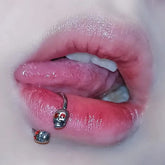 Lunivop Punk Skull Piercing Nose Ring Titanium Steel Nariz Piercing Ear Cartilage Tragus Goth Piercing Jewelry Labret Lip Stud