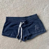 Lunivop Casual American Vintage Lace Up Short Hot Shorts Y2k Aesthetic Lazy High Street All Match Women Short Pants Harajuku Punk Shorts
