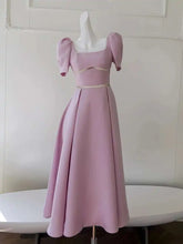 Lunivop Solid Hollow Beaded Design Long Dresses For Women Square Collar High Waist Elegant Dress Female 2025 New Clothing