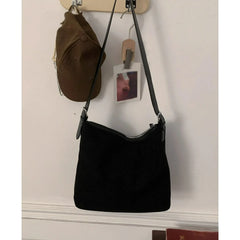 Lunivop New Korean Retro Fashion Shoulder Versatile Commuter Tote Bags Autumn and Winter Underarm Bag for Women