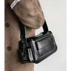 Lunivop Fashionable Niche Wide Shoulder Strap Large Capacity Commuting Single Shoulder Crossbody Bags Boston Handbag Women's New