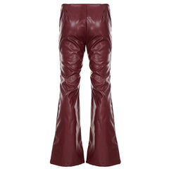 Lunivop BKLD Hot Girls Stylish Sexy Rivet Low Waist Slim Fit Zipper Package Hips Casual Trousers Bottoms Club High Street Y2K Pants
