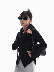 Lunivop Women Retro Streetwear Hoodies Sexy Slim Long Sleeve American Letter Sweatshirts Vintage Casual Pockets Female Y2K Zipper Tops