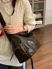 Lunivop New Retro Tote Single Shoulder Commuting Bags Large Capacity Crossbody Bag for Women