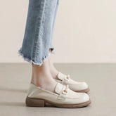 Lunivop Pearl Low Heel Elegant Round Toe Woman PumpsLoafers Loafers Shoes for Women Dress Stylish Genuine Mark With Discount 39 Fashion