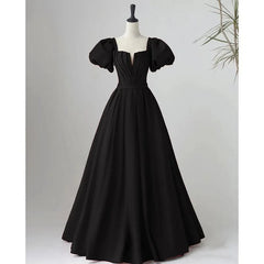 Lunivop Black Evening Dress Short Sleeve Long Style Skirt New Summer Banquet Formal Dress Women Elegant Long Clothes