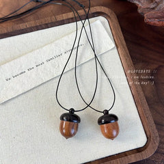 Lunivop Vintage Fruit Pendant Necklace for Women Design That Can Open Sweater Chain Ethnic Style Accessories