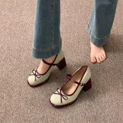 Lunivop Designer Ankle Strap Women Lolita Mary Jane Shoes New Spring Street Style Ladies Platform Thick Heel Wedding Party Pumps