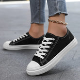 Lunivop Spring Autumn Canvas Shoes Unisex Casual Breathable Student Sneakers Korean Style Versatile Plain Color Men's Women's Shoes
