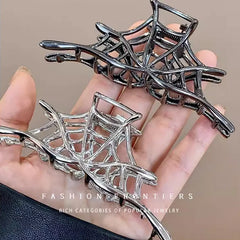 Lunivop Punk Halloween Spider Skeleton Hand Hair Claw Clips for Women Metal Shark Clamp Gothic Crab Holiday Hair Accessories Girls