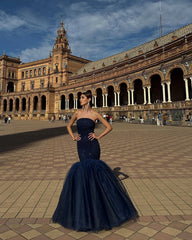 Lunivop Gothic Style Black Wedding Dresses For Photo Long Mermaid Bridal Dress Strapless Sequins Chic Bridal Gowns Vestidos De Noiva