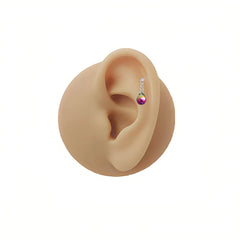 Lunivop Cartilage Earring for Women Stainless Steel Earring Love, water drop CZ Studs Earrings Tragus Helix Conch Hoop Piercing Jewelry