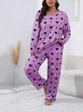 Lunivop Plus Size 1XL-5XL Fashion Winter Outfit Clothing Sets Flannel Pullover Warm Thicken Little Bear Graphical Round Neck Outfit Sets