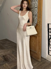 Lunivop New Satin Solid Elegant Chic Mermaid Dresses Spring SummerSleeveless Bodycon Slim Wasit Evening Wedding Party Woman Dress