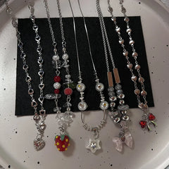 Lunivop Gothic Heart Love Pendant Necklace for Women Korean Fashion Vintage Party Jewelry Birthday Gift Kpop One Piece Chain Choker