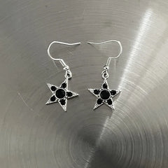 Lunivop New Harajuku Vintage Goth Pink Peach Heart Drop Earrings For Women Grunge Punk Halloween Aesthetic Y2k Fairy Jewelry