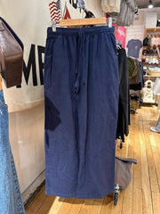 Lunivop Fashion Navy Drawstring Loose Pants Women Autumn Sexy Low Waist Pockets Straight Long Pant Baggy Streetwear Vintage Trousers Y2K