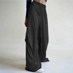 Lunivop Y2k Aesthetic Loose Casual Wide Leg Trousers Elegant Streetwear Grunge Women Pants Japanese Fashion Hgh Waist Mujer Pantalones