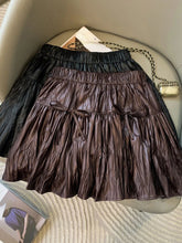 Lunivop Fashion Vintage Skirts Solid Color Bow Folds Patchwork High Waist Design Mini Skirt All Match Summer Casual 2024 Women Clothing