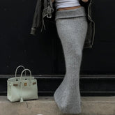 Lunivop Knitting Elegant Bodycon Solid Stretchy High Waist Women'S Skirts Winter Streetwear Korean Y2K Fashion Clothes