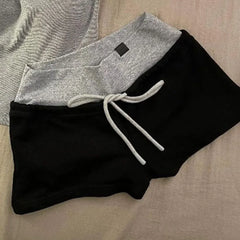Lunivop Stripe Summer New Thin Wid Leg Pants Drawstring Loose Casual Hot Sell Patchwork Shorts Simple Office Lady Moda Pantalones