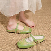 Lunivop Fashion Women's Shoes Ethnic Style Embroider Breathable Outdoor Casual Slippers Shoes for Women Flats Zapatos De Mujer