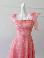 Lunivop Solid 3D Lace Bow Design Women's Dresses For Women Strapless High Waist Sleveless Elegant Dress 2025 New Clothing