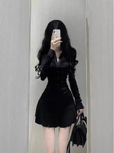 Lunivop Bla Pleated Long Sve irt Dr Slim Fit A-Line Skirt Women's Faion Early Spring New Sle Spicy Girl Waist...
