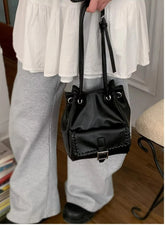 Lunivop Versatile Bucket Crossbody Bags Korean Spring Underarm Bag for Women
