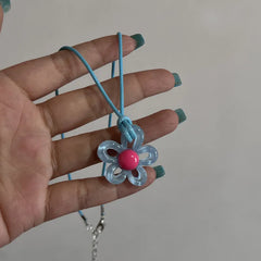 Lunivop Boho Kpop Colorful Sugar Star Tassel Pendant Choker Necklace for Women Sweet Love Heart Chain Aesthetic Y2K Jewelry Accessories