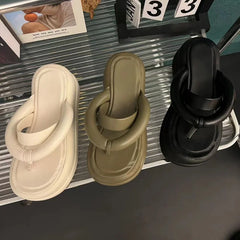 Lunivop Summer Slippers for Women New Fashion Flip-flops Women Shoes Thick Sole Clip Toe Beach Shoes for Women Zapatos De Mujer