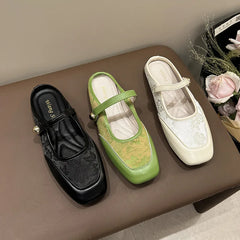 Lunivop Fashion Women's Shoes Ethnic Style Embroider Breathable Outdoor Casual Slippers Shoes for Women Flats Zapatos De Mujer