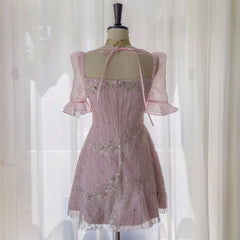 Lunivop Fashion Sequin Casual Dress Women's Slash Neck Short Sleeve Waist Retraction Dresses 2025 Summer New Tide