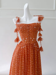 Lunivop Solid Minimalist Women's Long Dresses Slash Collar High Waist Sleeveless Elegant Dress Female 2025 New Clothing